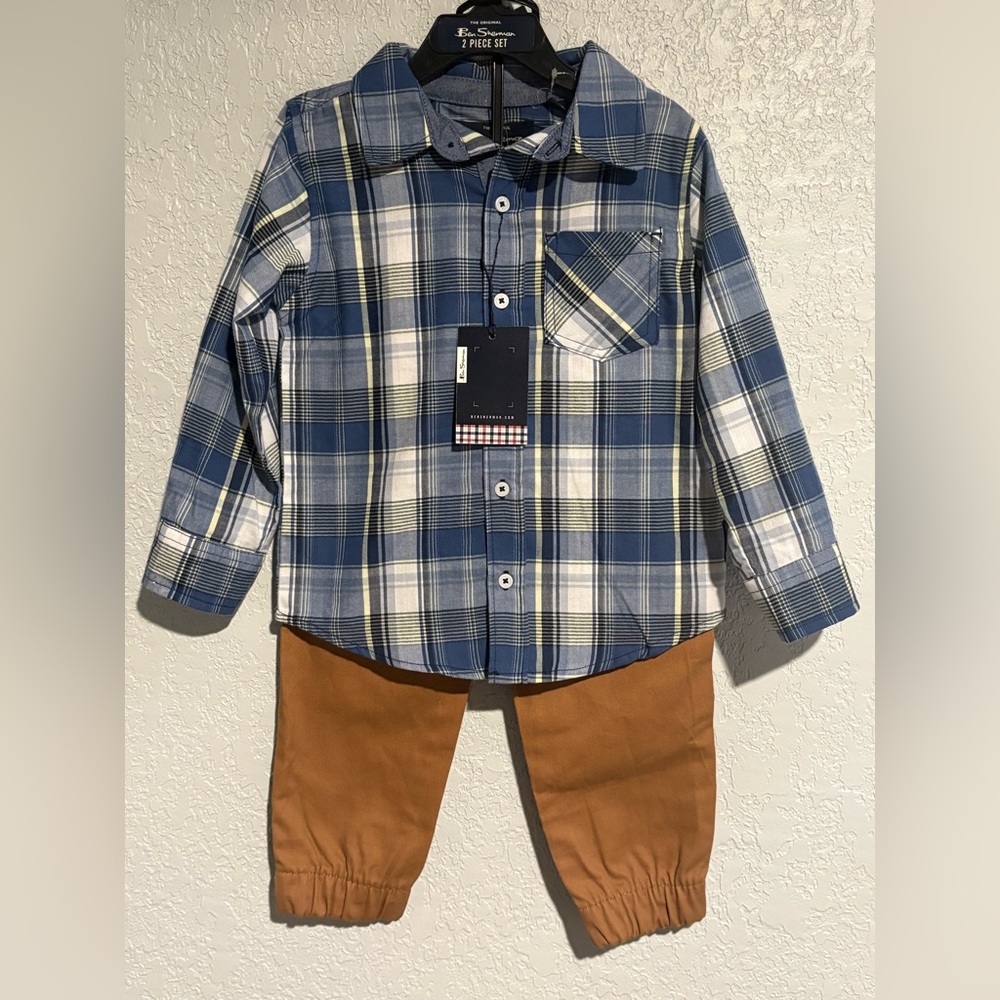 NWT Ben Sherman Boys 2 Piece Outfit Size 3T